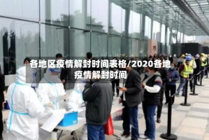 各地区疫情解封时间表格/2020各地疫情解封时间