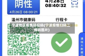 宁波地区疫情防控码(宁波疫情扫码二维码图片)