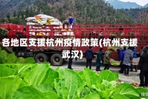 各地区支援杭州疫情政策(杭州支援武汉)