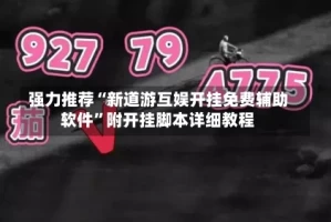 强力推荐“新道游互娱开挂免费辅助软件”附开挂脚本详细教程