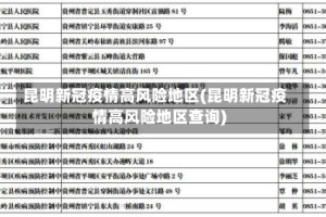 昆明新冠疫情高风险地区(昆明新冠疫情高风险地区查询)