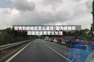 疫情影响地区怎么退货/因为疫情原因退货运费怎么处理