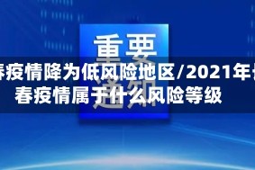 长春疫情降为低风险地区/2021年长春疫情属于什么风险等级