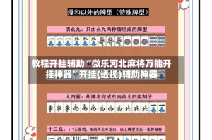 教程开挂辅助“微乐河北麻将万能开挂神器”开挂(透视)辅助神器
