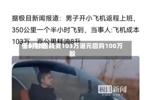 信利世界于5月8日耗资103万港元回购100万股