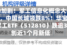 波动加剧！军工信息化概念大幅回调，中国长城领跌8%！华宝基金军工ETF（512810）跌逾3%创近1个月新低