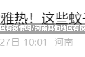 河南其他地区有疫情吗/河南其他地区有疫情吗今天