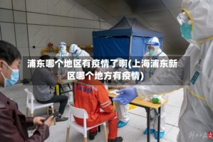 浦东哪个地区有疫情了啊(上海浦东新区哪个地方有疫情)