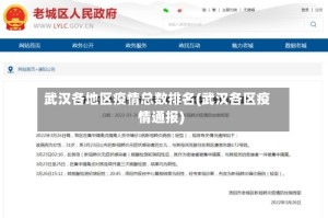 武汉各地区疫情总数排名(武汉各区疫情通报)