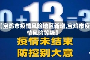 【宝鸡市疫情风险地区新增,宝鸡市疫情风险等级】