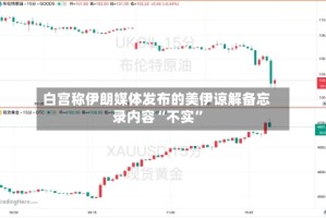 白宫称伊朗媒体发布的美伊谅解备忘录内容“不实”
