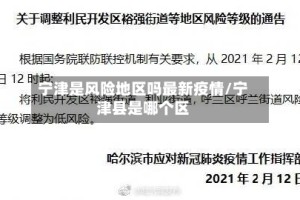 宁津是风险地区吗最新疫情/宁津县是哪个区