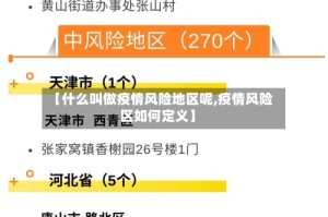 【什么叫做疫情风险地区呢,疫情风险区如何定义】