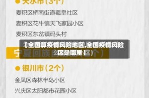 【全国算疫情风险地区,全国疫情风险区是哪里】