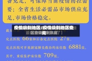 疫情级别地区/疫情级别地区查询