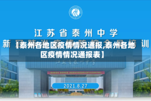 【泰州各地区疫情情况通报,泰州各地区疫情情况通报表】