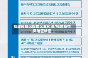 福建疫情风险地区变化图/福建疫情风险区域图