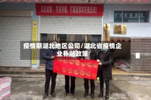 疫情期湖北地区公司/湖北省疫情企业补贴政策