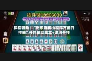 教程辅助！“微乐麻将小程序万能开挂器”开挂辅助脚本+详细开挂