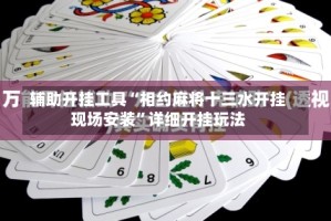 辅助开挂工具“相约麻将十三水开挂现场安装”详细开挂玩法