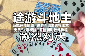 万能开挂辅助“途游斗地主透视脚本免费”+透视挂”开挂辅助软件教程