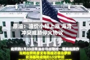 原油：油价小幅上涨 海湾冲突威胁停火协议