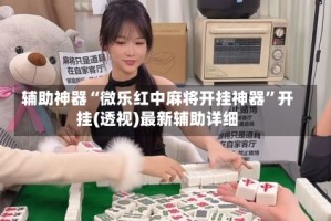 辅助神器“微乐红中麻将开挂神器”开挂(透视)最新辅助详细