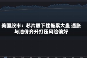 美国股市：芯片股下挫拖累大盘 通胀与油价齐升打压风险偏好