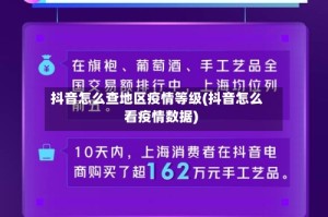 抖音怎么查地区疫情等级(抖音怎么看疫情数据)