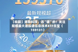 【标题】港股科技，选“硬”的！关注规模最大港股通信息技术ETF华宝（159131）