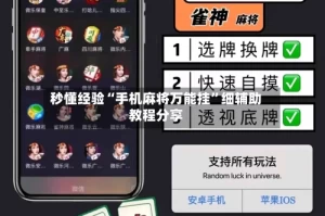 秒懂经验“手机麻将万能挂”细辅助教程分享