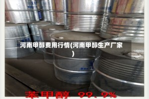 河南甲醇费用行情(河南甲醇生产厂家)