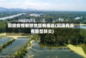 铜陵疫情敏感地区有哪些(铜陵有没有新型肺炎)
