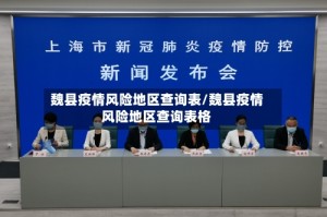 魏县疫情风险地区查询表/魏县疫情风险地区查询表格