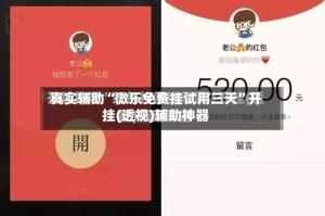 真实辅助“微乐免费挂试用三天”开挂(透视)辅助神器