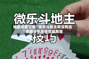 辅助最新信息“微乐斗地主有没有挂”详细分享装挂步骤教程