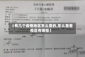 【有几个疫情地区怎么查的,怎么查看疫区有哪些】