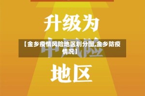 【金乡疫情风险地区划分图,金乡防疫情况】
