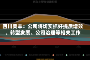 四川美丰：公司将切实抓好提质增效、转型发展、公司治理等相关工作