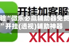 秒懂经验“微乐必赢辅助器免费安装”开挂(透视)辅助神器