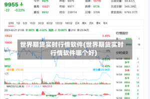 世界期货实时行情软件(世界期货实时行情软件哪个好)