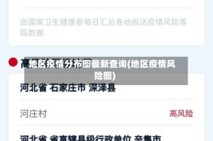 地区疫情分布图最新查询(地区疫情风险图)