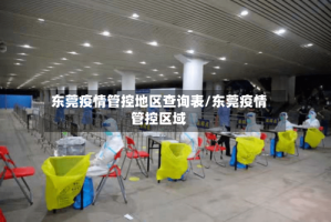 东莞疫情管控地区查询表/东莞疫情管控区域