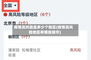 疫情高风险是多少个地区(疫情高风险地区有哪些城市)