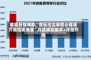 教程开挂辅助“微乐河北麻将小程序万能挂免费版”开挂辅助脚本+详细开挂