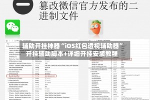 辅助开挂神器“iOS红包透视辅助器”开挂辅助脚本+详细开挂安装教程