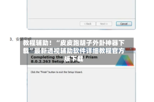 教程辅助！“皮皮跑胡子外卦神器下载”最新透视辅助软件详细教程官方版下载