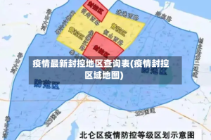 疫情最新封控地区查询表(疫情封控区域地图)