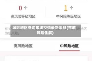 风险地区查询东城疫情最新消息(东城风险化解)