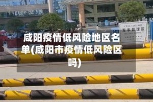 咸阳疫情低风险地区名单(咸阳市疫情低风险区吗)